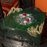 Khay sơn mài Liễu Mã